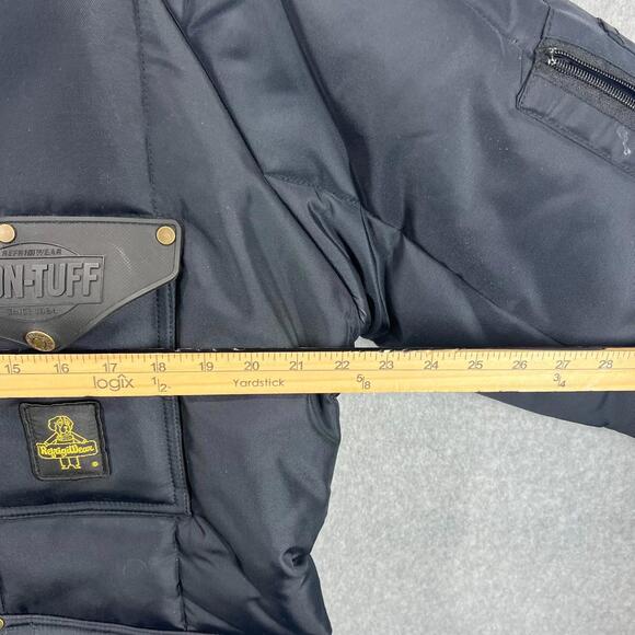 RefrigiWear Jacket Mens M Insulated Water Repellent Zip Up Snap Iron Tuff 0358R - Picture 8 of 9